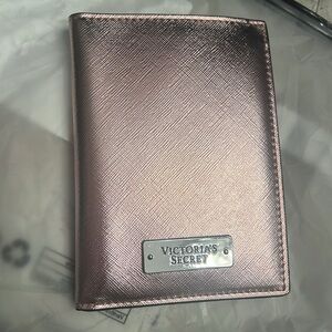 Victoria's Secret Metallic Passport Holder, Card Wallet